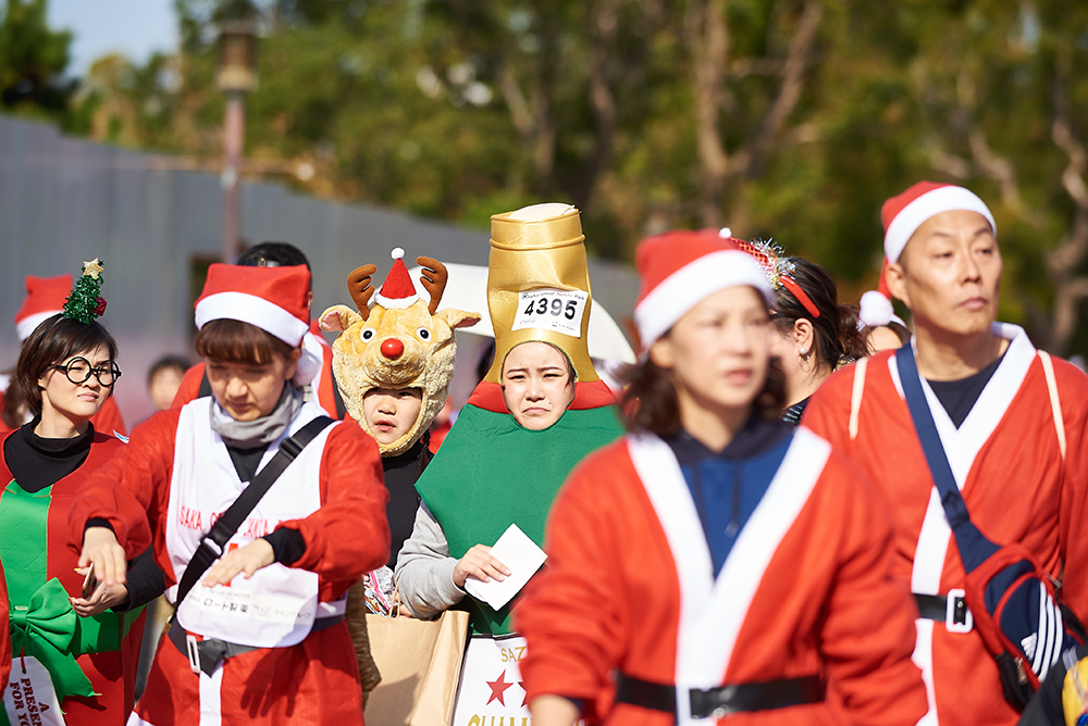 Osaka Great Santa Run過去の様子