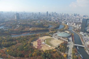 サンタと大阪城2013